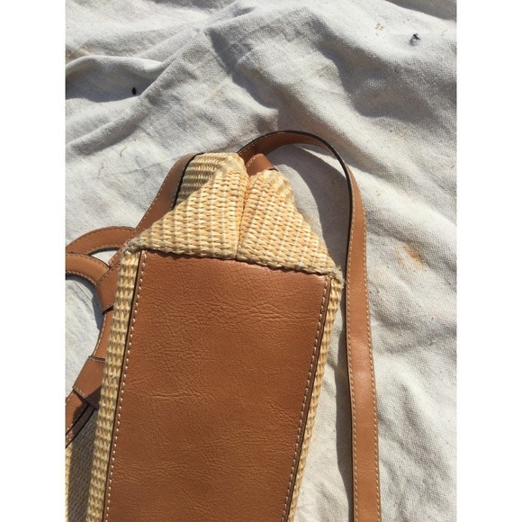 Fossil Tan and Brown Embroidered Tote Bag - Picture 11 of 14
